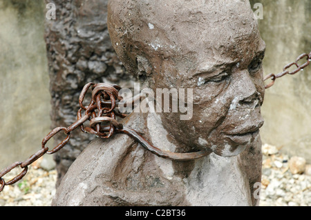 Slave-Denkmal von Clara Sornas in Stone Town, Sansibar, Tansania, Afrika Stockfoto