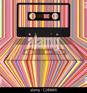 Retro-Party Hintergrund Stockfoto