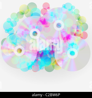 Abstrakte Hintergrundmusik Stockfoto