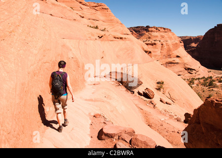 Canyon de Chelly National Monument. Chinle, Arizona, Vereinigte Staaten von Amerika. Stockfoto