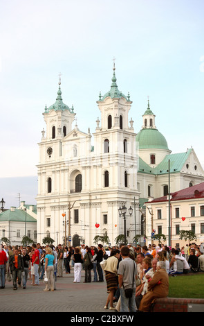 St Francis Xavier Cathedral (ehemalige Jesuitenkirche), Grodno, Belarus Stockfoto