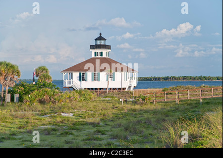 Boca Grande Leuchtturm Museum and Visitor es Center, Gasparilla Island FL Stockfoto