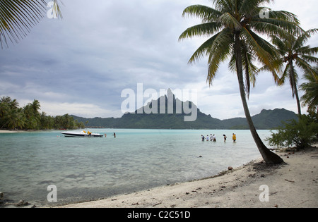 Bora Bora Leeward-Inseln Tahiti Stockfoto