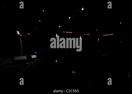 Henry Rollins auf der Bühne während seiner Spoken Word-tour Stockfoto