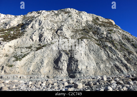 Blick auf die 7 Schwestern weiße Kreide Klippen Beachy Head Sussex Küste Ärmelkanal Stockfoto