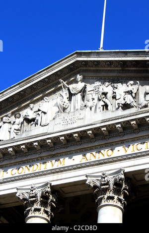 Royal Exchange Fassade, City of London, England, UK Stockfoto