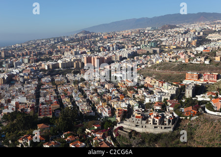 Luftaufnahme von Santa Cruz De Tenerife, Kanarische Inseln, Spanien Stockfoto