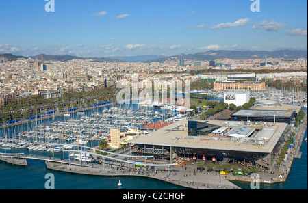 Luftaufnahme, Barcelona. Katalonien. Spanien Stockfoto