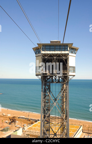 Luftaufnahme, Barcelona. Katalonien. Spanien Stockfoto