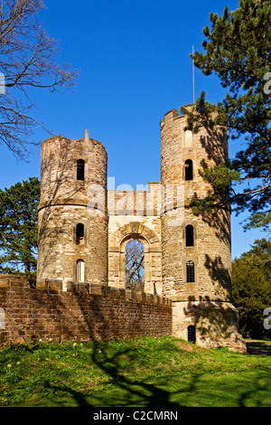 Stainborough Burg auf dem Wentworth Castle Estate Stainborough South Yorkshire UK Stockfoto