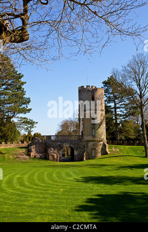 Stainborough Burg auf dem Wentworth Castle Estate Stainborough South Yorkshire UK Stockfoto