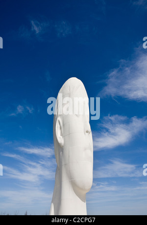 Der Traum Skulptur auf der ehemaligen Zeche St Helans, UK gesichtet. Stockfoto