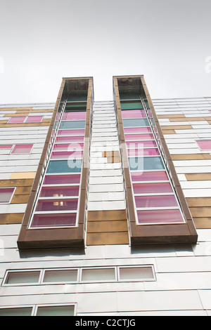 Middlesbrough College auf Teeside, UK, ein neues Gebäude von Hickton Madeley Architekten entworfen. Stockfoto