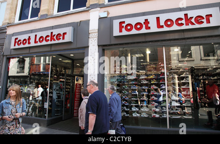 Ein Foot Locker Store in einer Stadt, U.K. Stockfoto