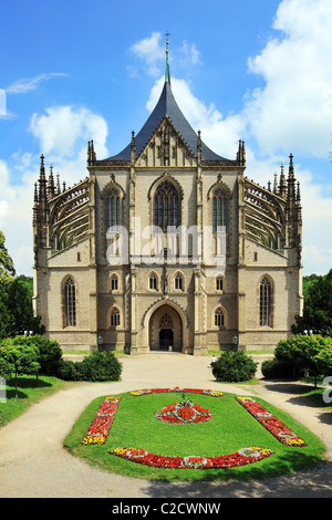 Czech Republic - St. Barbora Kathedrale in Kutna Hora Stockfoto