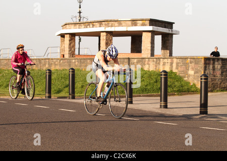 Burnham on Sea, Triathlon, April 2011 Stockfoto