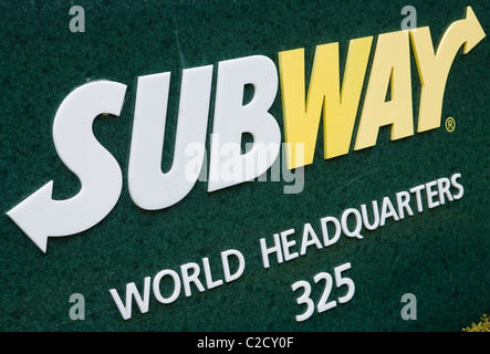 Der weltweite Hauptsitz von Subway® Restaurants. Stockfoto