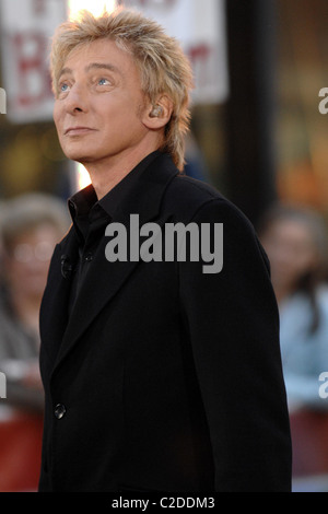 Barry Manilow erklingt in "The heute Show 2007 Summer Concert Series" auf NBC statt am Rockefeller Plaza New York City, Stockfoto