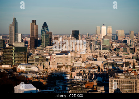 Luftaufnahmen von London Stockfoto