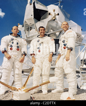 Besatzung der Apollo 12 Mondlandung Mission Prime Stockfoto