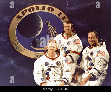 Erstklassige Besatzung der Apollo 14 Stockfoto