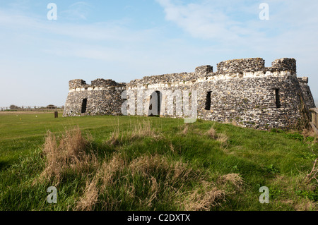 "Arx Ruohim" oder "Neptuns Tempel", eine Torheit Kingsgate Bay in der Nähe von Broadstairs in Kent. SIEHE BESCHREIBUNG FÜR DETAILS. Stockfoto