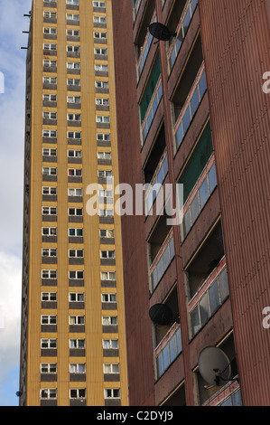 Red Road Wohnungen in Glasgow Stockfoto