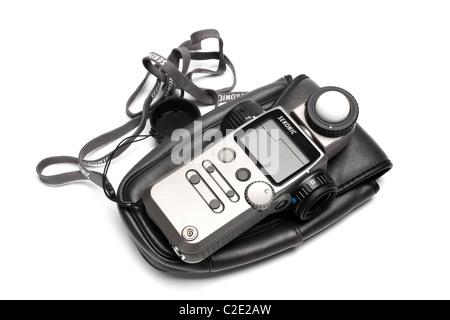 Belichtungsmesser Sekonic Foto Ausrüstung Stockfoto