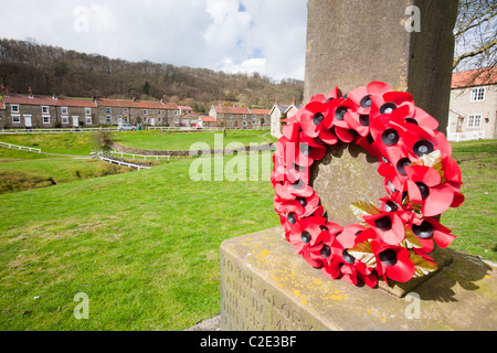 Das Quiant Dorf von Hutton-le-Hole in den North York Moors National Park, UK. Stockfoto