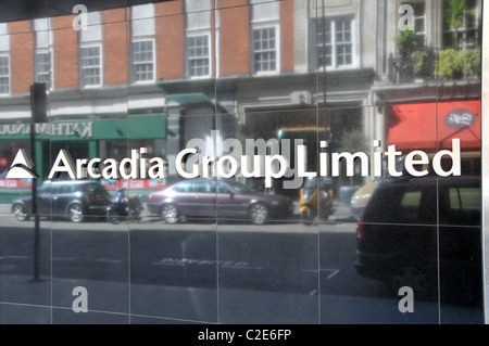 Arcadia Group Limited Büros Berners Street London Stockfoto