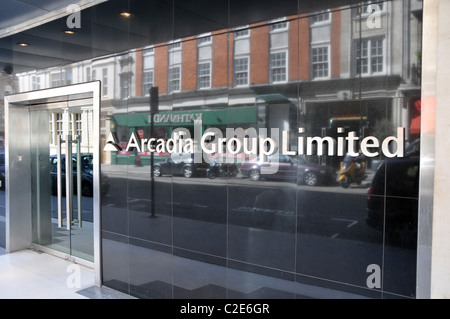 Arcadia Group Limited Büros Berners Street London Stockfoto