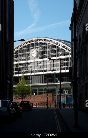 Manchester zentrale Convention Complex, früher G-Mex gebaut in den 1870er Jahren als Bahnhof, eröffnet als G-Mex im Jahr 1986. Stockfoto