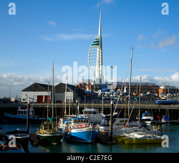 Angeln Boot Trawler die Camber Old Portsmouth Hampshire England Stockfoto