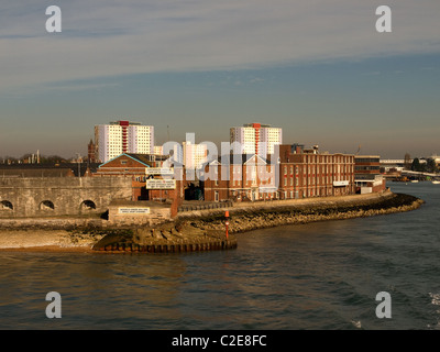 Fort Blockhaus Gosport am Eingang des Portsmouth Harbour Hampshire England UK Stockfoto