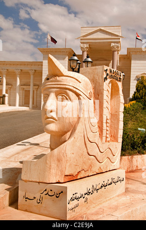 Königin Zenobia von Palmyra Syrien Camel Race Track syrischen Stockfoto