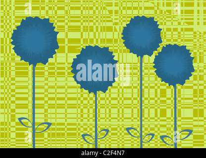 Nahtlose Blumen-Muster Stockfoto