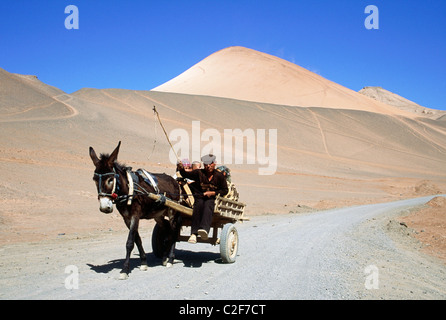 Huoyan Shan Xinjiang China Stockfoto