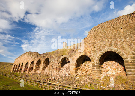 Süd-Stein-Öfen, alte Öfen verwendet, um die Eisenstein abgebaut im Rosedale in den North York Moors, UK calcine. Stockfoto