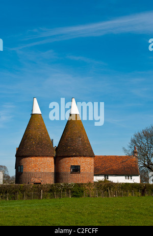 Oast Houses Biddenden Kent England Stockfoto