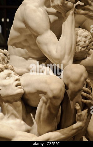 Detail: Ugolino und seine Söhne, modelliert ca. 1860 / 61, ausgeführt im Marmor 1865 – 67, von Jean-Baptiste Carpeaux Stockfoto