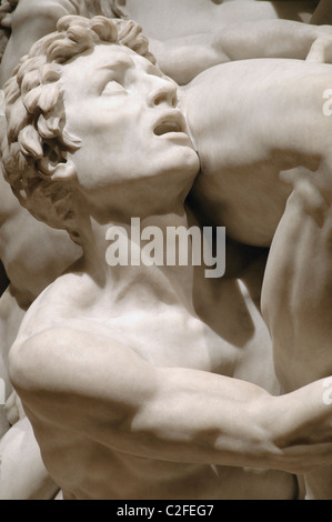 Detail: Ugolino und seine Söhne, modelliert ca. 1860 / 61, ausgeführt im Marmor 1865 – 67, von Jean-Baptiste Carpeaux Stockfoto