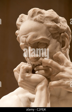 Detail: Ugolino und seine Söhne, modelliert ca. 1860 / 61, ausgeführt im Marmor 1865 – 67, von Jean-Baptiste Carpeaux Stockfoto