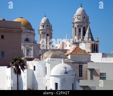 ES - Andalusien: Cadiz Kathedrale Detail anzeigen Stockfoto