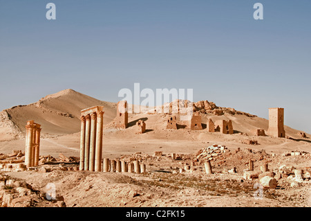 Tal der Turm Grab Gräber 2 Cent Palmyra Syrien Syrien Stockfoto