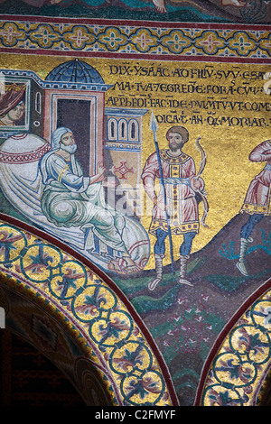 Die Kathedrale von Monreale, Palermo, Sizilien, Italien Stockfoto