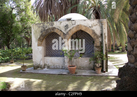 Eine arabische Torheit Gebäude in den Botanischen Garten Palermo Sizilien Italien Stockfoto