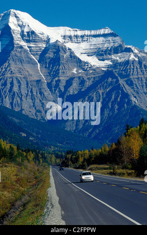 Mount Robson British Columbia Kanada Stockfoto