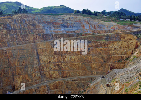 Die Martha Gold Mine, Waihi, Coromandel Halbinsel, Waikato Region, Nordinsel, Neuseeland Stockfoto