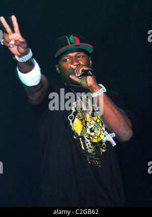 50 Cent live in der Odyssey Arena Belfast, Irland - 05.11.07 / Stockfoto