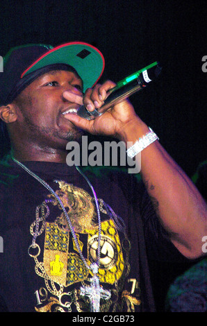 50 Cent live in der Odyssey Arena Belfast, Irland - 05.11.07 / Stockfoto